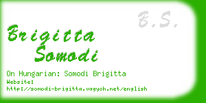 brigitta somodi business card